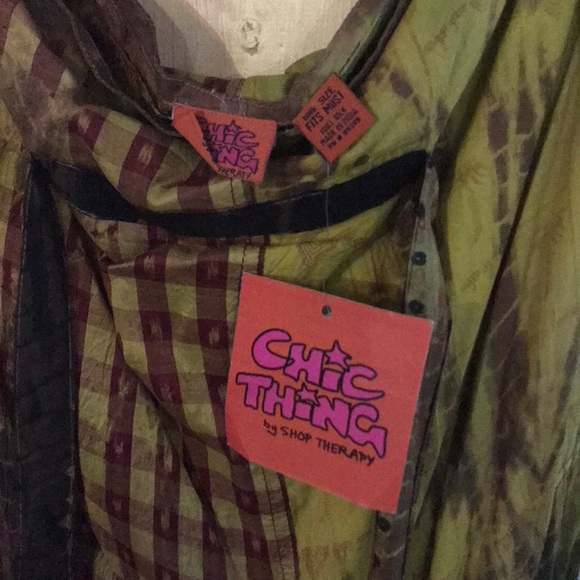 Funky Silk Patch pants OSFM - Picture 2 of 7